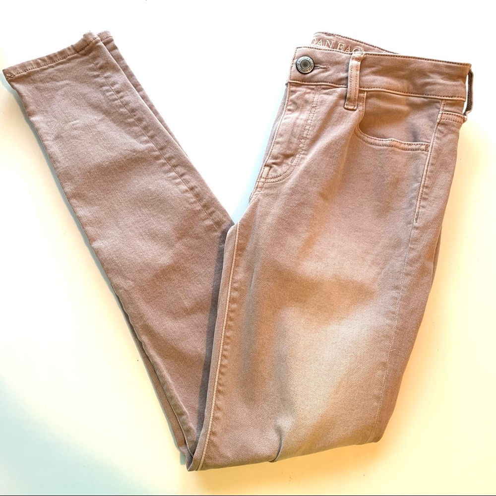 American Eagle Light Purple Jeggings Size 4